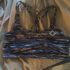 Wanderlust Yoga/Lululemon Sports Bra- Size 8